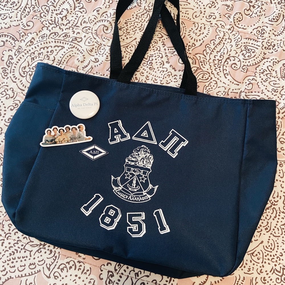 Alpha Delta Pi tote bag